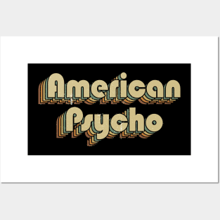 Distressed Psycho Vintage Letters Name Posters and Art